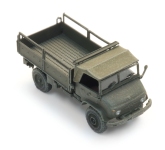 Artitec 6160114 - N - Unimog 404s mit Pritsche, offen, BRD - gelboliv